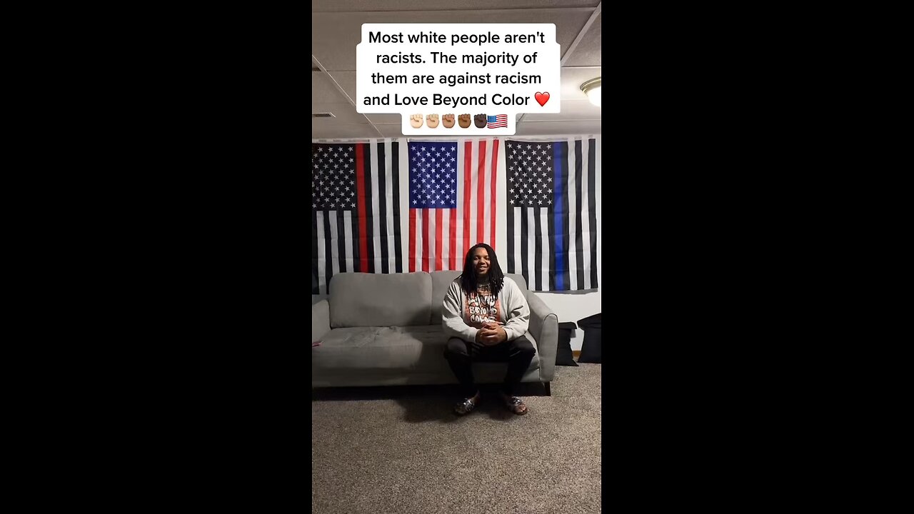 Most white people aren't racists. The majority of them are against racism and Love Beyond Color