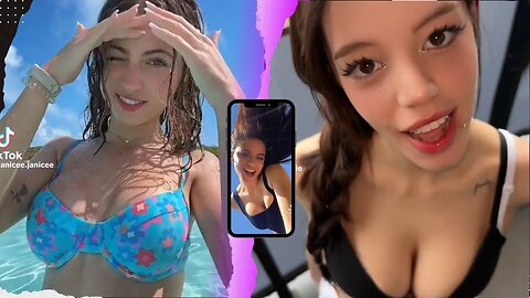 Very CUTE Girls being Silly on TikTok in 2024