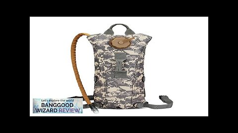 The Canvas Folding Sports Water Bladder Military Mountaineering Travel Water Bag Review