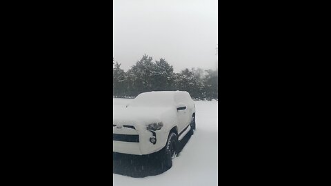 Alabama Snow, wood stove and tea pot