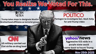 You Realize We Voted For This.