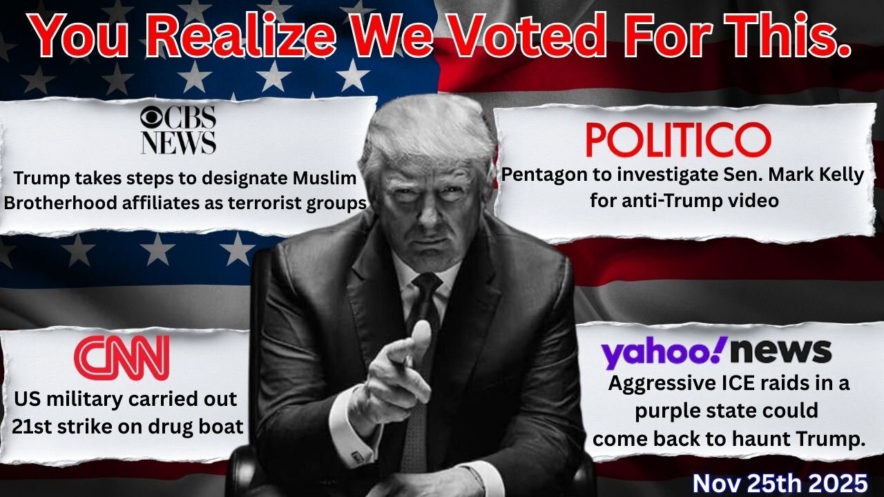 You Realize We Voted For This.