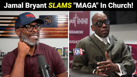 Pastor Jamal Bryant ATTACKS "MAGA" And "White Privilege" At Church!