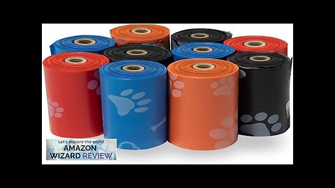 Best Pet Supplies Dog Poop Bags for Waste Refuse Cleanup Doggy Roll Review