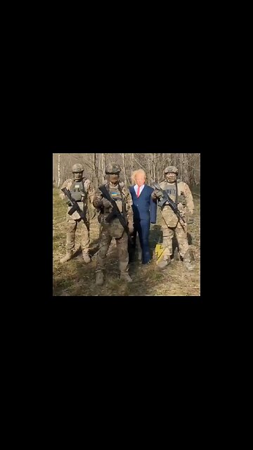 It's Stop Funding Time: Ukrainian Soldiers Call President Trump A Traitor, Burn An Effigy Of Him
