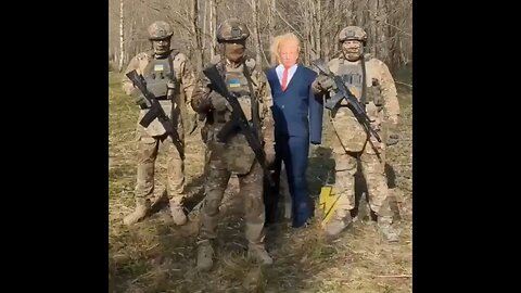 It's Stop Funding Time: Ukrainian Soldiers Call President Trump A Traitor, Burn An Effigy Of Him