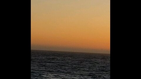 October 3rd, 2025. Sunset in Fort Bragg. A short forty second ocean sunset video.