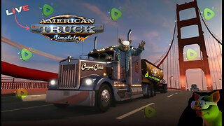 American Truck Sim W/Friends we are still learning (Road to 500 Followers)