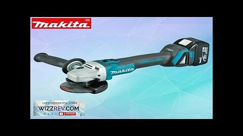 Makita 18V 125mm DGA404 Brushless Lithium Electric Angle Grinder Rechargeable Cutting Review