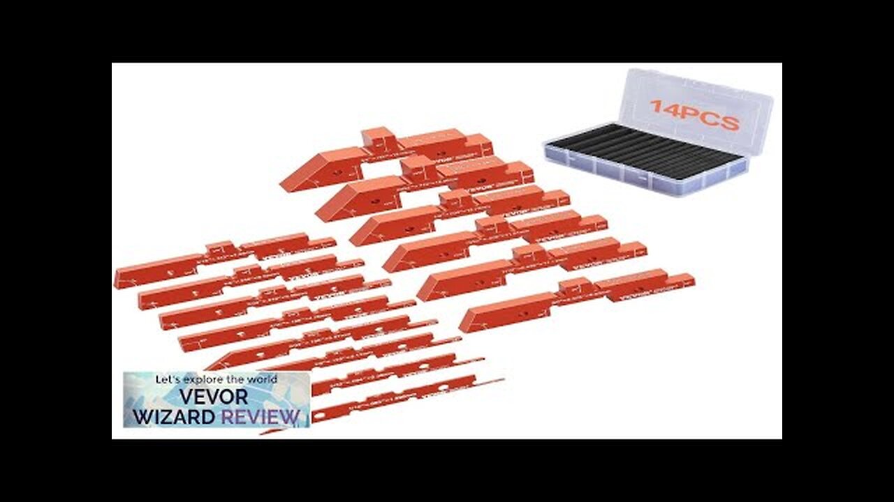 VEVOR Router Table Setup Bars 14 pcs Precision Aluminum Setup Blocks Height Review