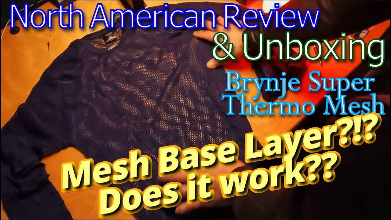 Brynje Super Thermo Mesh Base Layer from Norway – Unboxing and North American Review - Does It Work?