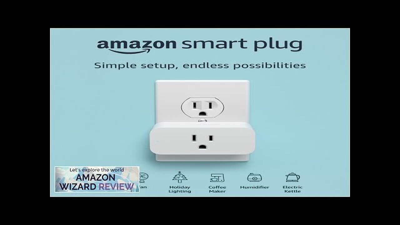 Amazon Smart Plug Works with Alexa control lights with voice Review