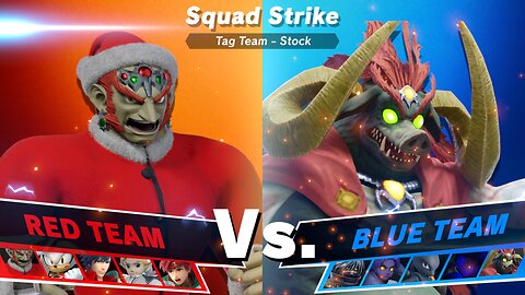 Team Halloween vs Team Christmas (2025) Round 3 Melee Era - SSBU Squad Strike Quickie