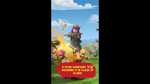 3-Star Rampage!⚔️🔥 Crushing It in Clash of Clans! #shorts #short #like #trending #trend #gaming #coc