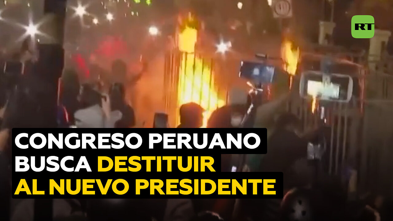 Congreso peruano inicia el camino para destituir al nuevo presidente