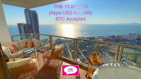 Riviera Ocean Drive, Jomtien, Thailand. 2 Bedroom For Sale