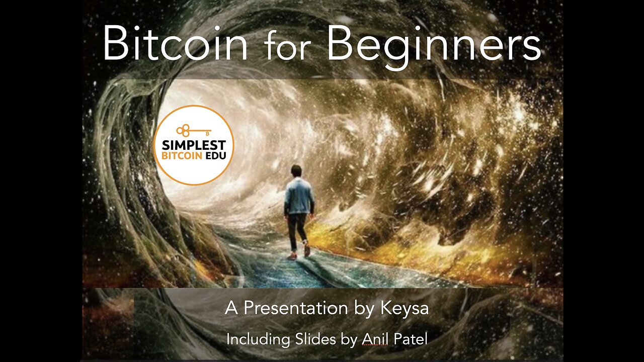 Bitcoin for Beginners Orange Pill Presentation