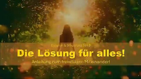 DIE LÖSUNG FÜR ALLES - EUGENIK & STEUERUNG TEIL VIII 23.12.2025 Kulturstudio
