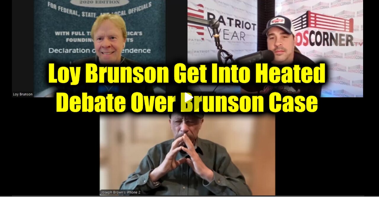 Loy Brunson & Judge Joe Brown Get Into Heated Debate Over Brunson Case!