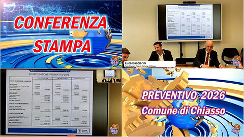 Conferenza stampa - Preventivo 2026 Comune di Chiasso