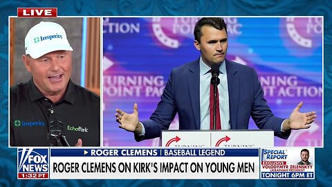 'WHAT A BEAST!': Roger Clemens shares why he 'loves' Charlie Kirk 