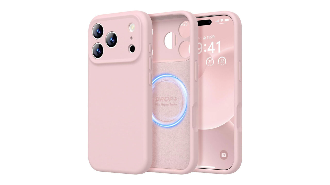 Silicone Case – MagSafe, Shockproof, Scratch-Resistant [Available in 28 colors].