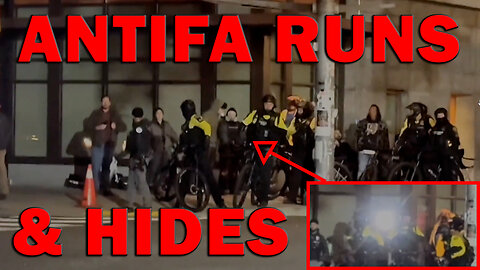 ANTIFA Protesters Run For Cover Behind Police From The Feds In Portland! LEO Round Table S10E213