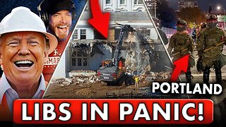 Libs FREAK OUT over Whitehouse Construction!! + National Guard are TAKING OVER Portland