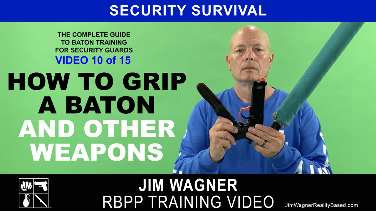 How To Grip A Baton Training Video 10 of 15 by Jim Wagner