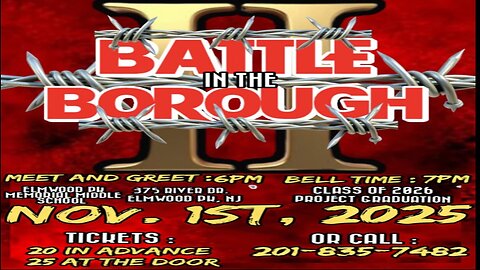 Battle In The Borough II 11/1/2025