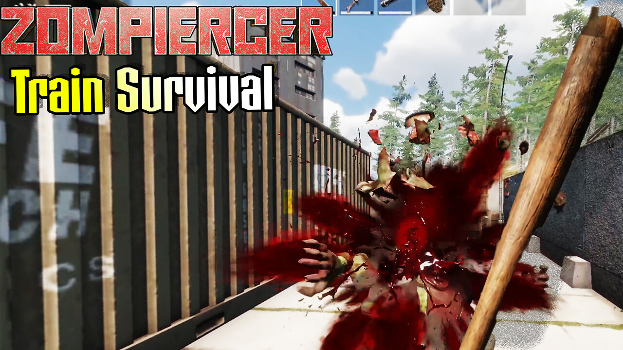 Zompiercer: Surviving the Zombie Apocalypse on a Moving Train!