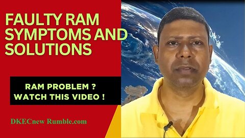 Faulty RAM Symptoms and Solutions