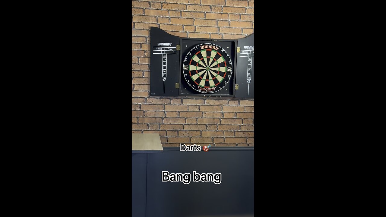 Darts spot on