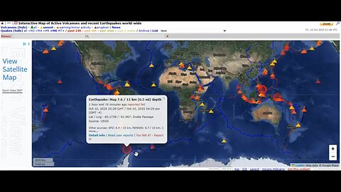 Major 7.6 - 7.8 Earthquake W/ Tsunami Warning October 10th 2025!