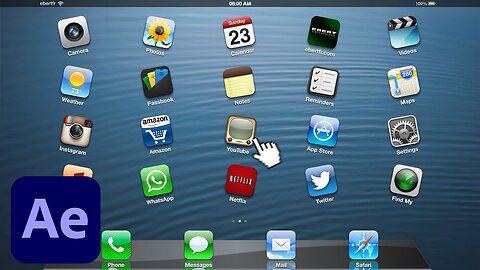 How I Recreated iOS 6 Animations in After Effects – Vintage Apple UI Motion