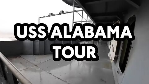 Exploring the USS Alabama in Mobile, Alabama on a Foggy Day