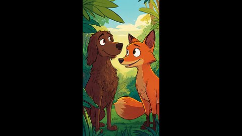 🦊The Clever Fox and the Dog’s Deception । Funny Animal Short Story। Fox Masti Story