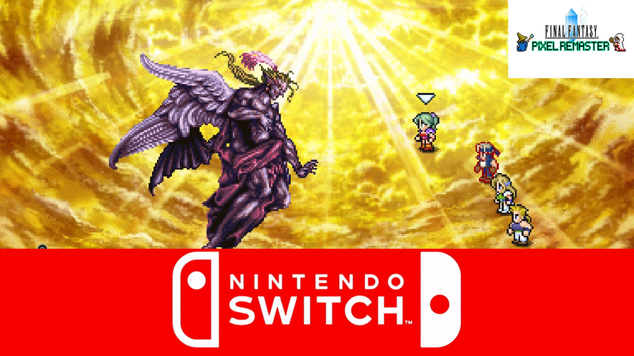 FINAL FANTASY VI Pixel Remaster Final Boss Battle Kefka & The End (Nintendo Switch)