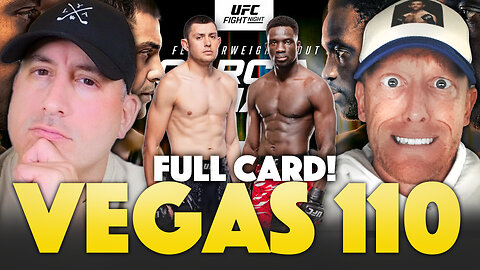 UFC Vegas 110: Garcia vs. Onama FULL CARD Predictions, Bets and DraftKings