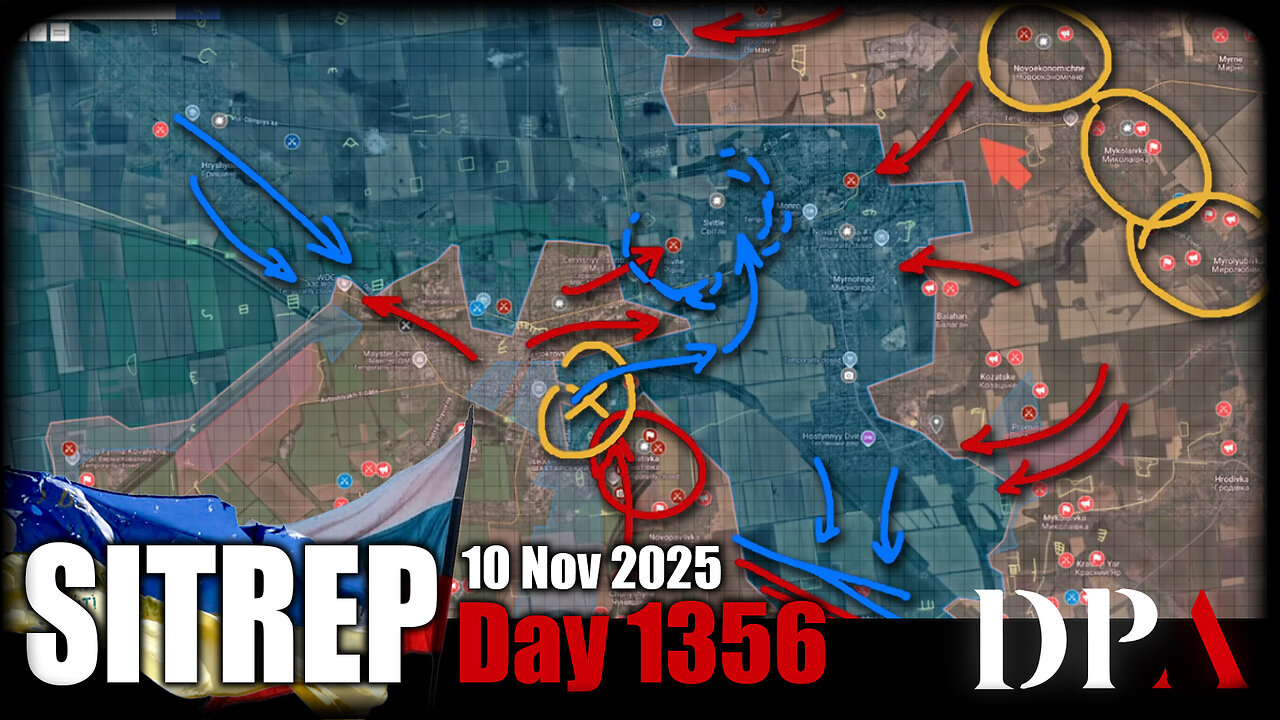 [ Ukraine SITREP ] 4 MAJOR CITIES MAY FALL by end of November! Hulyaipole Front is collapsing...