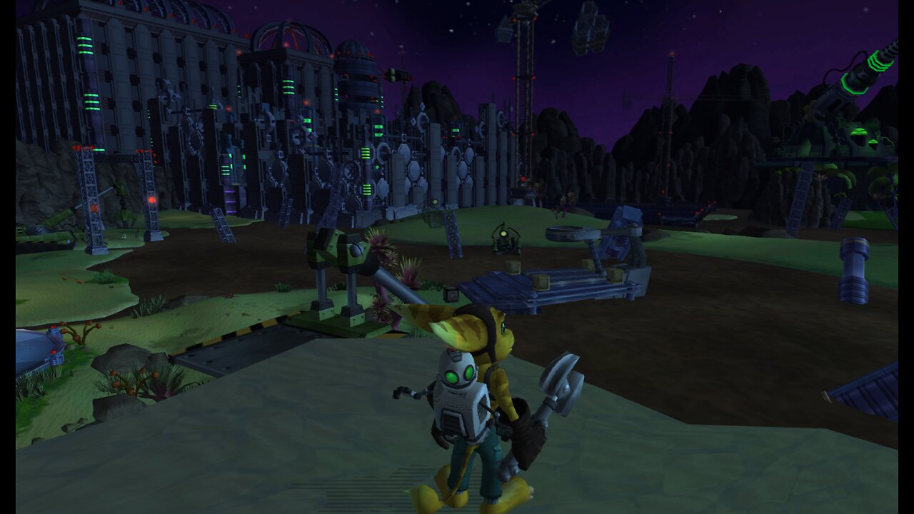 Ratchet and Clank 1 Planet Aridia.