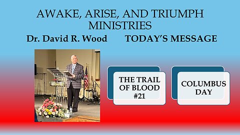THE TRAIL OF BLOOD #21 - COLUMBUS DAY
