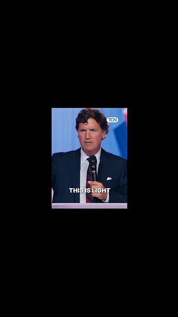 Tucker Carlson - We are in a Spiritual Battle