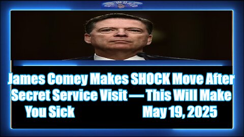 James Comey Makes SHOCK Move After Secret Service Visit — This Will Make You Sick