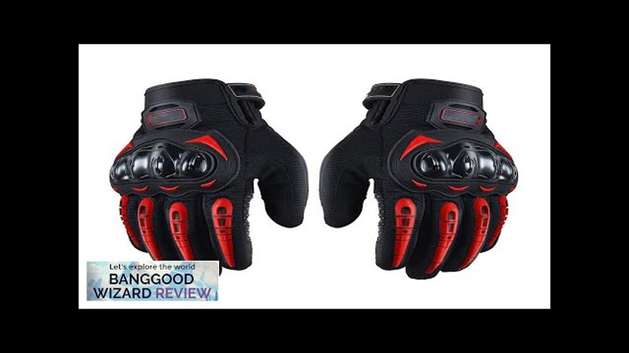 Pair Touchscreen Motorcycle Gloves Full Finger Touch Screen Sport Riding Bike Bicycle Review