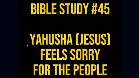 Good Morning ☀️ Bible Study #45 Jesus Feels Sorry For The People 📖 #ASL #deaf #signlanguage