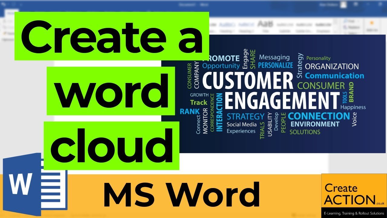 Create a Word Cloud in WORD