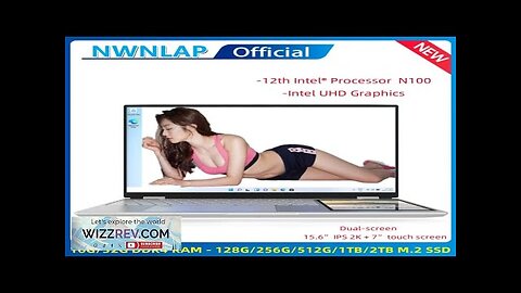 Dual Screen Laptop 15.6 Inch 2K IPS+ 7 Inch Touch Screen Intel Review