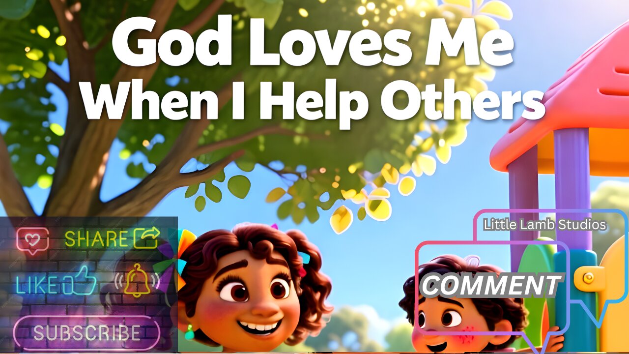 God Loves Me When I Help Others | Little Lamb Studios