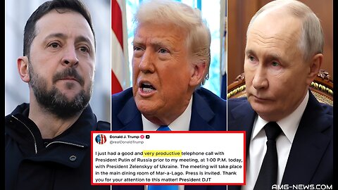 DZIEJE SIĘ TERAZ: Trump rozmawia z Putinem przed przyjęciem Zełenskiego w Mar-a-Lago – ...